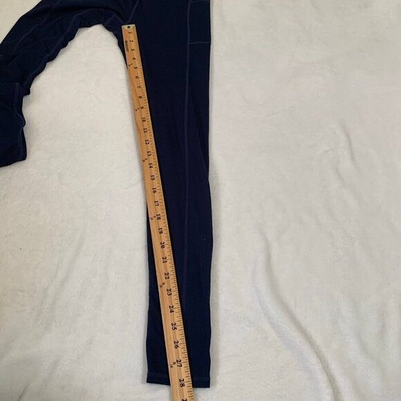 Gaiam dark blue ankle length pull on elastic waist workout yoga leggings - Picture 11 of 11